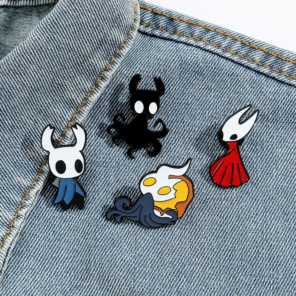 Game Character Peripheral Metal Badge Hollow Knight Hollow Knight Brooch Bag