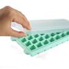 2-in-1 Silicone Ice Cube Tray - 36 Cells with Cover for Bar & Baby Food Storage