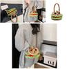 Cute Cartoon Animal Theme Girl's Shoulder Bag Handcrafted Warm Wool Crochet Crossbody Bag For Kids