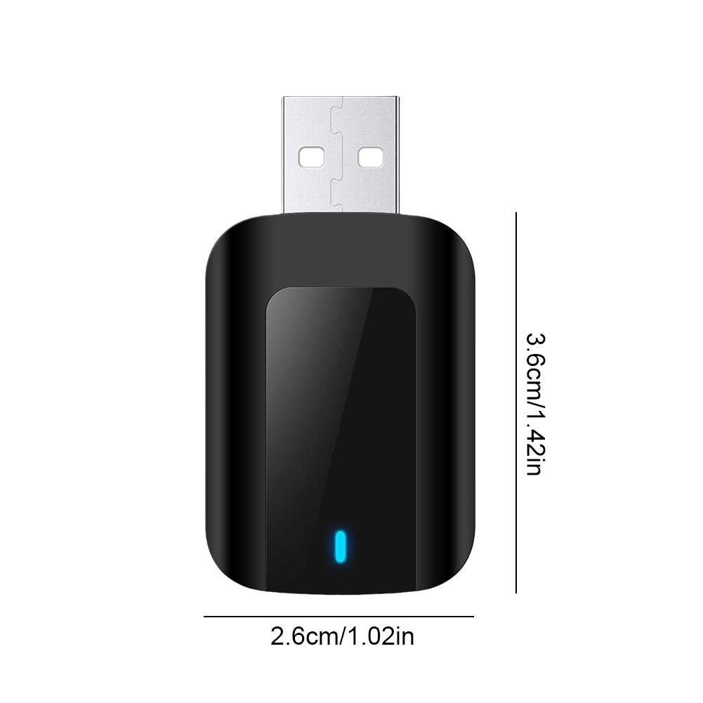 Wireless CarPlay Android Auto Adapter Smart USB Dongle 2.4G & 5G WiFi BT Plug & Play for Wired CarPlay Andriod Auto Cars