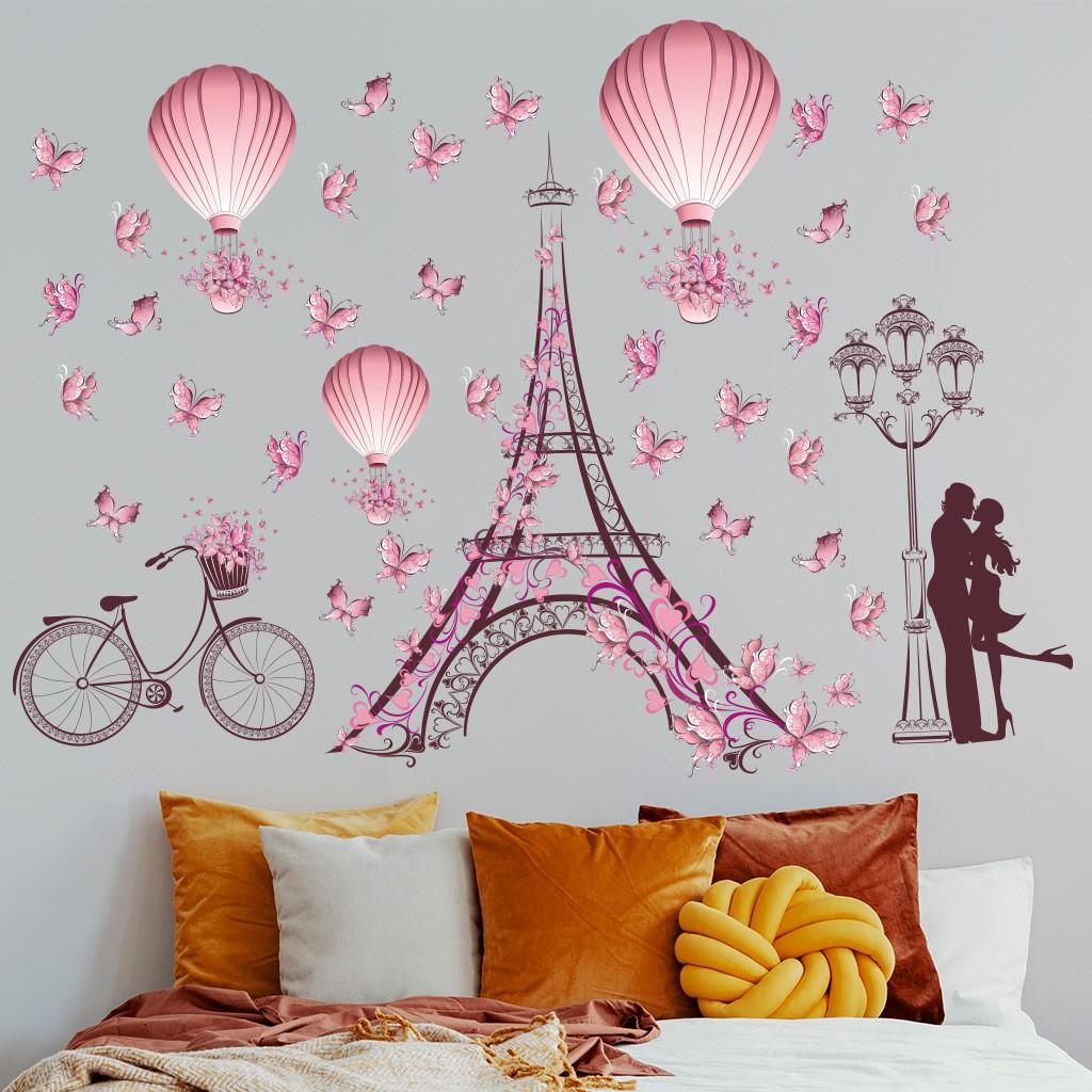Stickers Shopping Mall Window Stickers Valentine's Day Room Stickers Wall Stickers Set Decoration