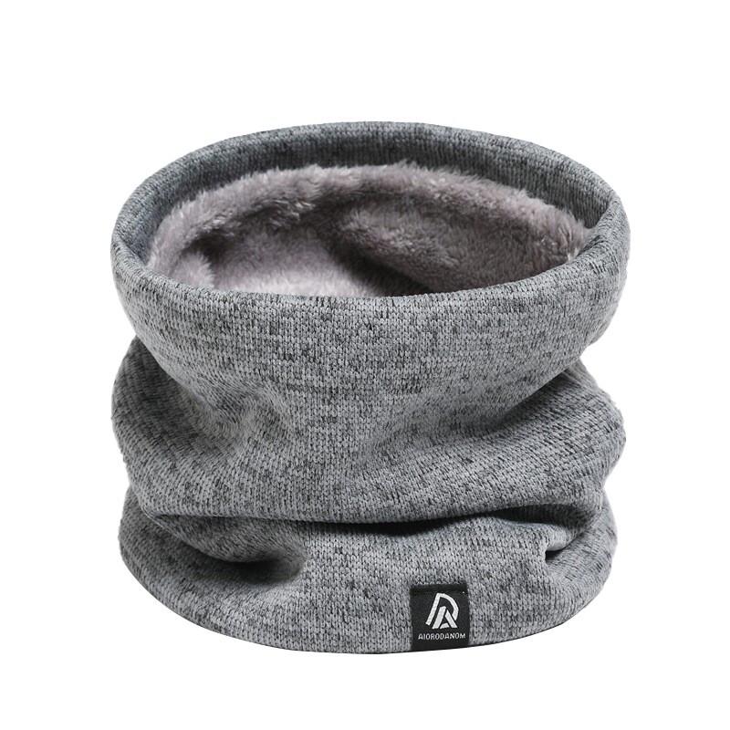 Unisex Knitted Fleece-Lined Neck Warmer One Size