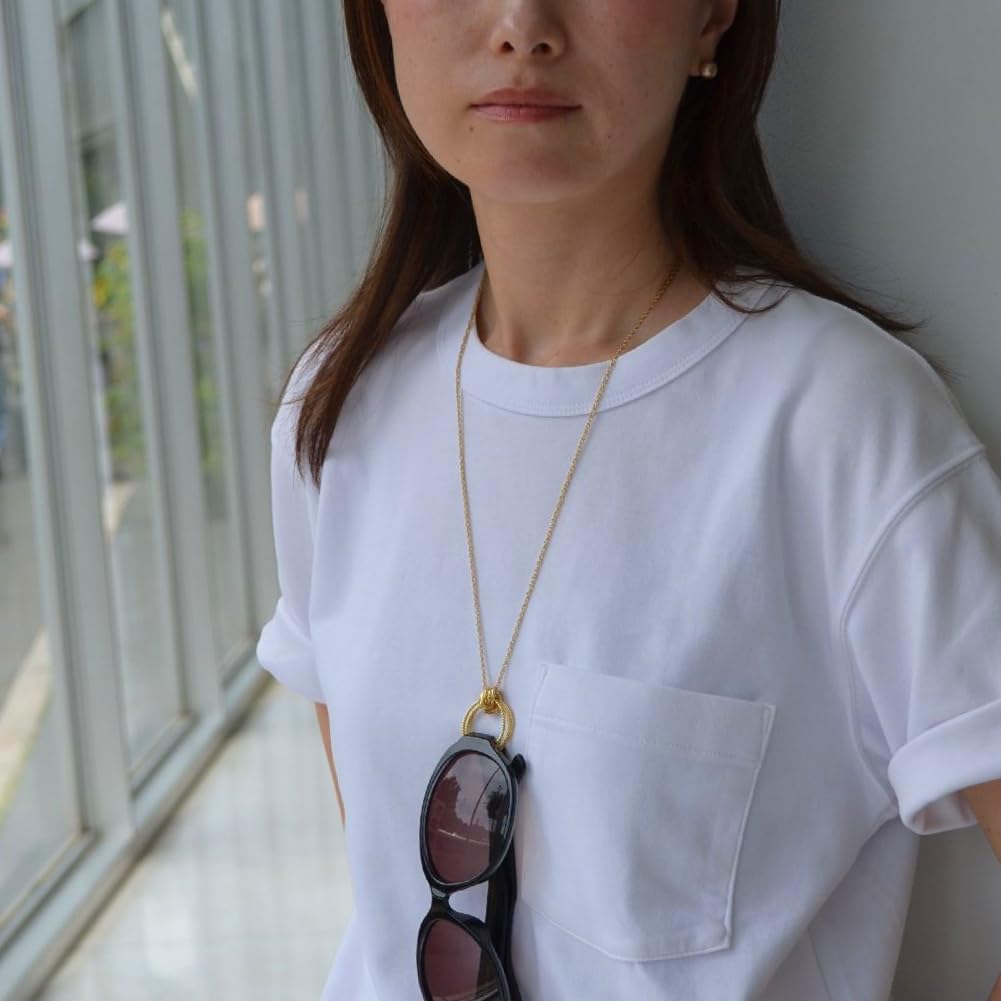 Triple Dot Ring Glasses Sunglasses Eyeglass Neck Sunglasses Stainless Made In Japan [R-days Daikanyama] Necklace, Holder, Holder, Accessory, Chain,