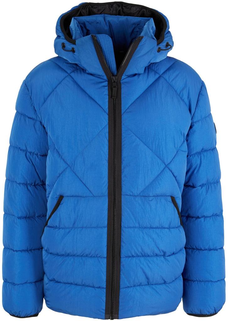 Mid-season Jacket Tom Tailor Regular Fit Puffer Jacket with Waffle Texture (1032484) Hockey Blue
