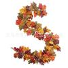 Harvest Wreath With Pumpkins Berries Vine Circle Halloween Thanksgiving Door Decor