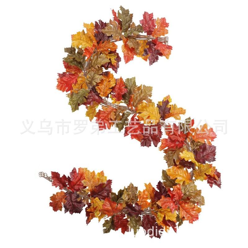 Harvest Wreath With Pumpkins Berries Vine Circle Halloween Thanksgiving Door Decor