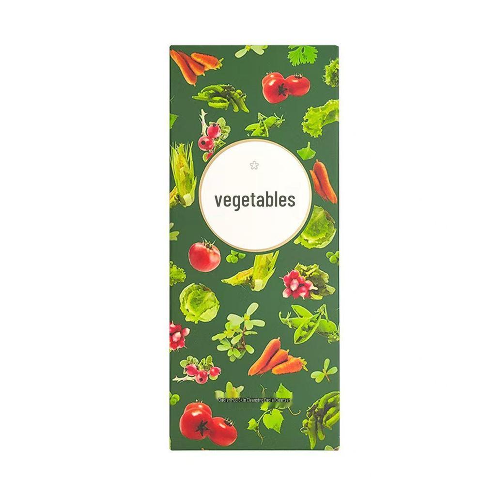 Vegetable Glacier Mud Cleansing Cream 180g: Deep Cleansing, Non-Tightening for Oily & Combination Skin.