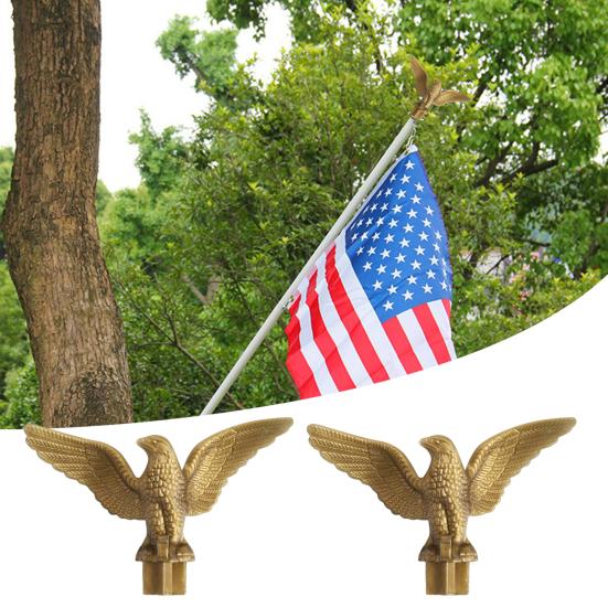 

Sturdy Flag Pole Topper Ornament Non-broken Excellent Oblique Insertion