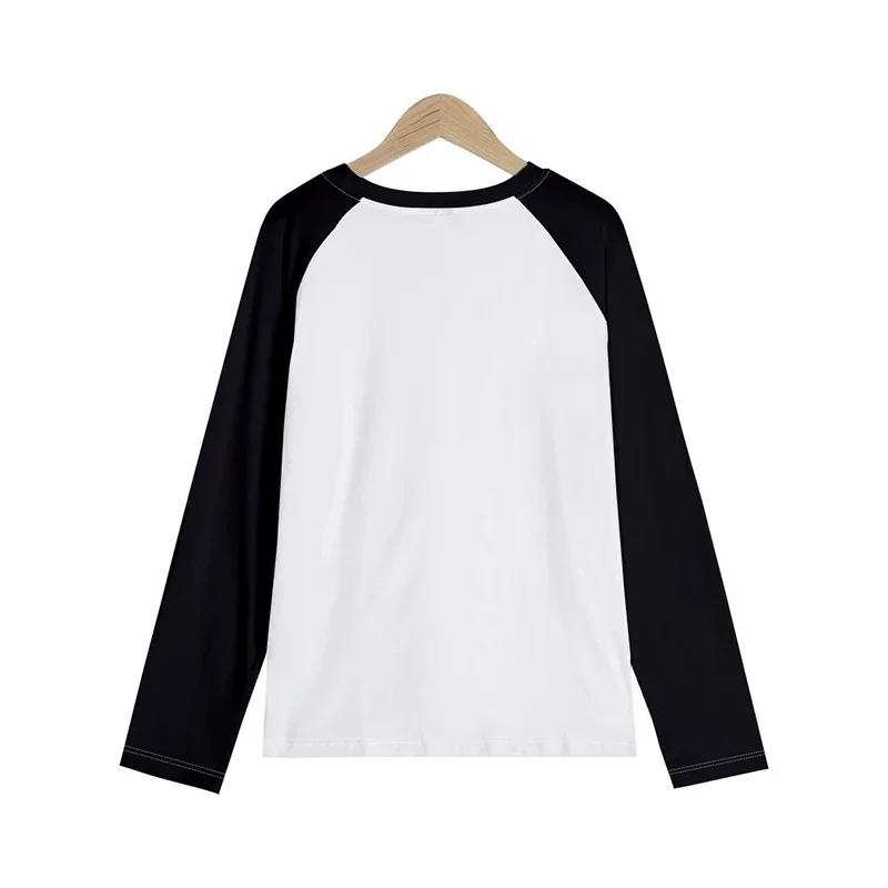 Women's Casual Long Sleeve T Shirt with With Cute Cartoon Cat Print All Seasons Tshirt Graphic T-Shirt Women's Vintage Tees Tops