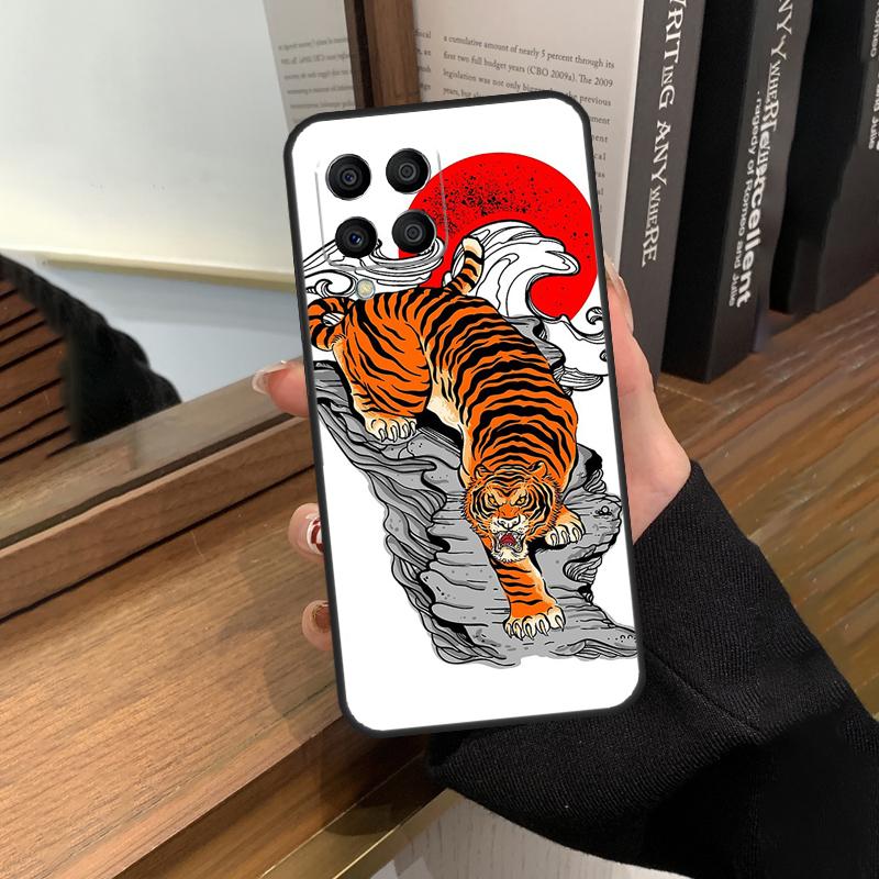 Tiger Red Sun Japan Art Case For Samsung Galaxy M13 M53 M51 M31 M11 M14 M34 M54 M12 M32 M52 M16 M36 M56 M15 M35 M55