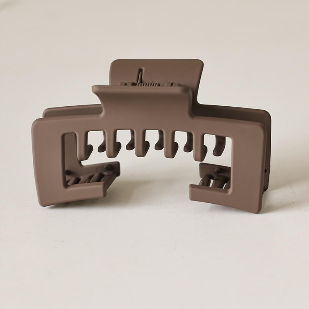 New Large Size Hat Claw Clips Non-Slip Design Strong Hold Baseball Cap Clips Hair Accessories Matte Finish Claw Clips Women