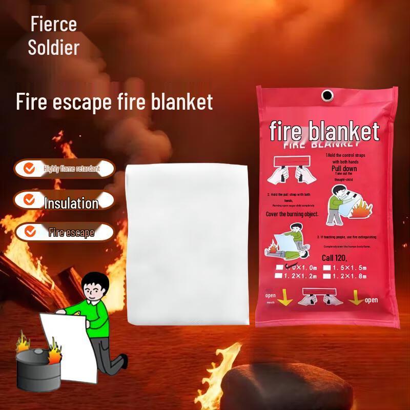 Fiberglass Emergency Fire Blanket