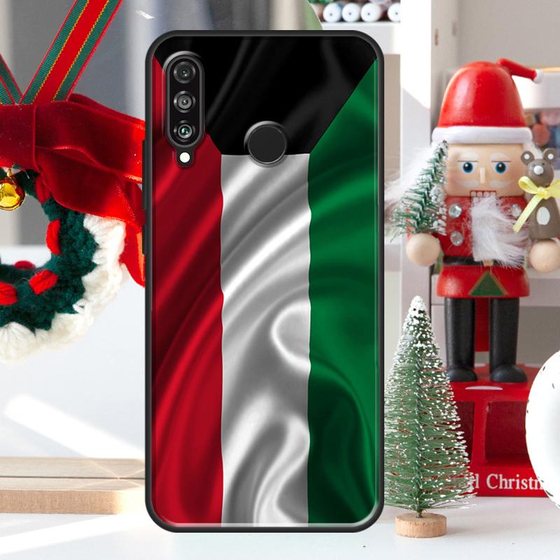 Kuwait Flag For Huawei Nova Y73 Y60 Y70 Y90 Y72 Y61 Y91 7i 8i 11i 12i 12s 9 10 SE P20 P30 P40 Lite Case