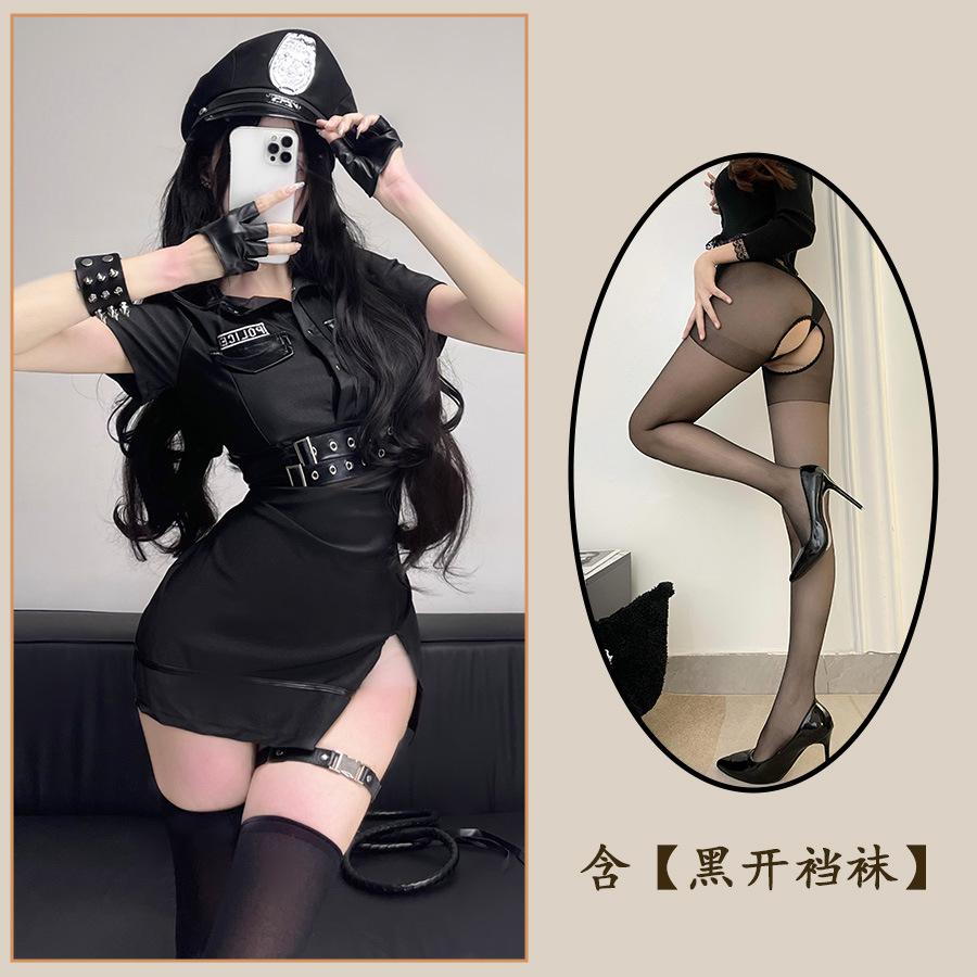 Sex Lingerie Sm Stewardess Suit Pure Desire Open Crotch Passion Sexy Policewoman Seduction Uniform Free Suit Woman