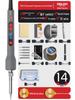 DELIXI Professional Digital Soldering Iron - High Power, Household Repair Tool with Display