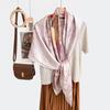 New fashion 111 mulberry silk silk scarf, women's Spring Festival gift for elders to keep warm 111 silk collection