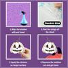 6/8/9 Sheets Halloween Window Clings Cute Ghost Pumpkin Bat Removable Self Adhesive For Home Party Glass Decor