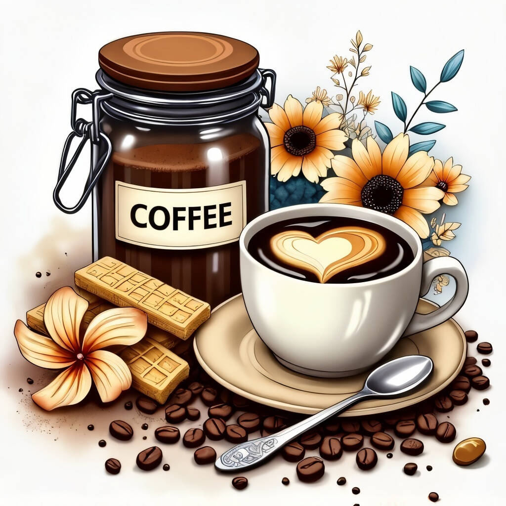 

5D Алмазная живопись Кофейная чашка Пейзаж Полная круглая выкладка Алмазная мозаика Новая коллекция Настенное украшение Round 20x20cm