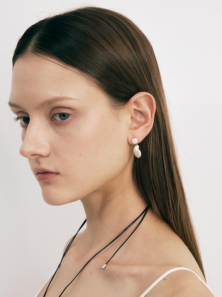 Sosoo Natural Pearl Drop Earrings
