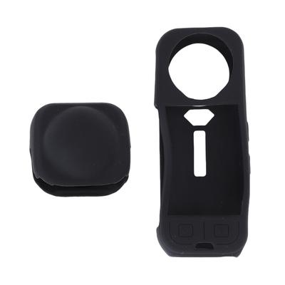 Kamera Silikonhülle Objektivdeckel Passend für Insta360 X5 Silikon Kamera Schutzhülle und Objektivschutz