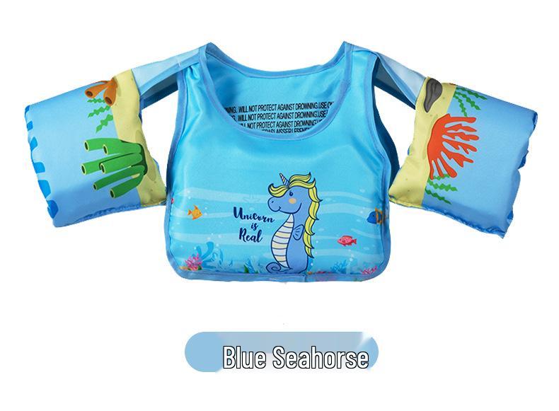 Cartoon Kids' Swimsuit & Water Play Gear: Armbands, Floats, Swim Rings, Life Jackets, Water Sleeves, Buoyancy Vests.