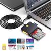 USB 2.0 Tip-C Akıllı Kart Okuyucu: IC, Banka, SIM, Kimlik ve CAC Kartları için Hepsi Bir Arada