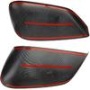 Carbon Fiber Side Door Rearview Mirror Guard Cover Molding Trim For KIA EV6 2022+
