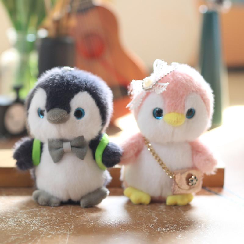 With Bag Penguin Plush Toy With Keychain For Gifts And Backpack Decorations