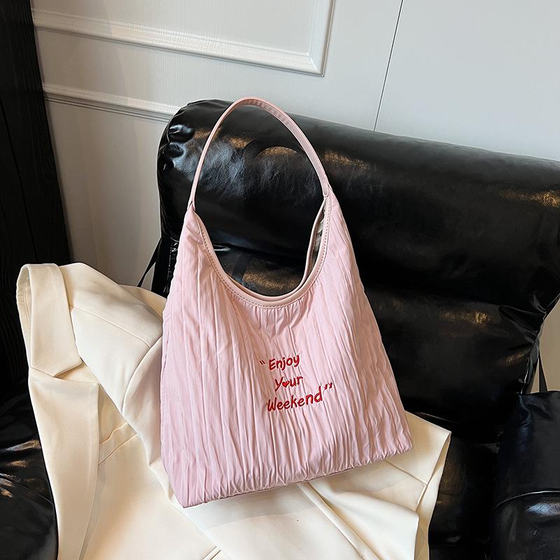 Large Capacity Canvas Bag Women's 2025 Spring and Summer New Fashion Shoulder Bag Casual Niche Versatile Portable Tote Bag