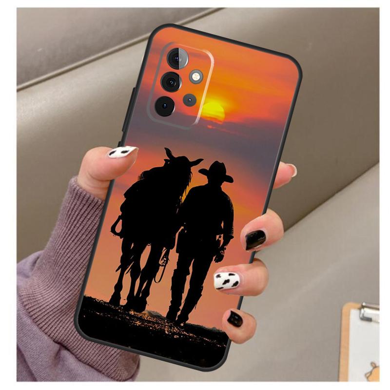 Cowboy Case For Samsung Galaxy A56 A16 A26 A36 A06 A52 A53 A33 A13 A34 A54 A14 A15 A35 A55 A22 A32