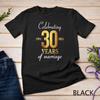 30 Years Of Marriage Est 1994 2024 30th Wedding Anniversary T Shirt