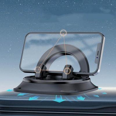 Premium Silicone Dashboard Phone Holder with Honeycomb Nanogel Technology, Heavy-Duty Car Mount for All Devices