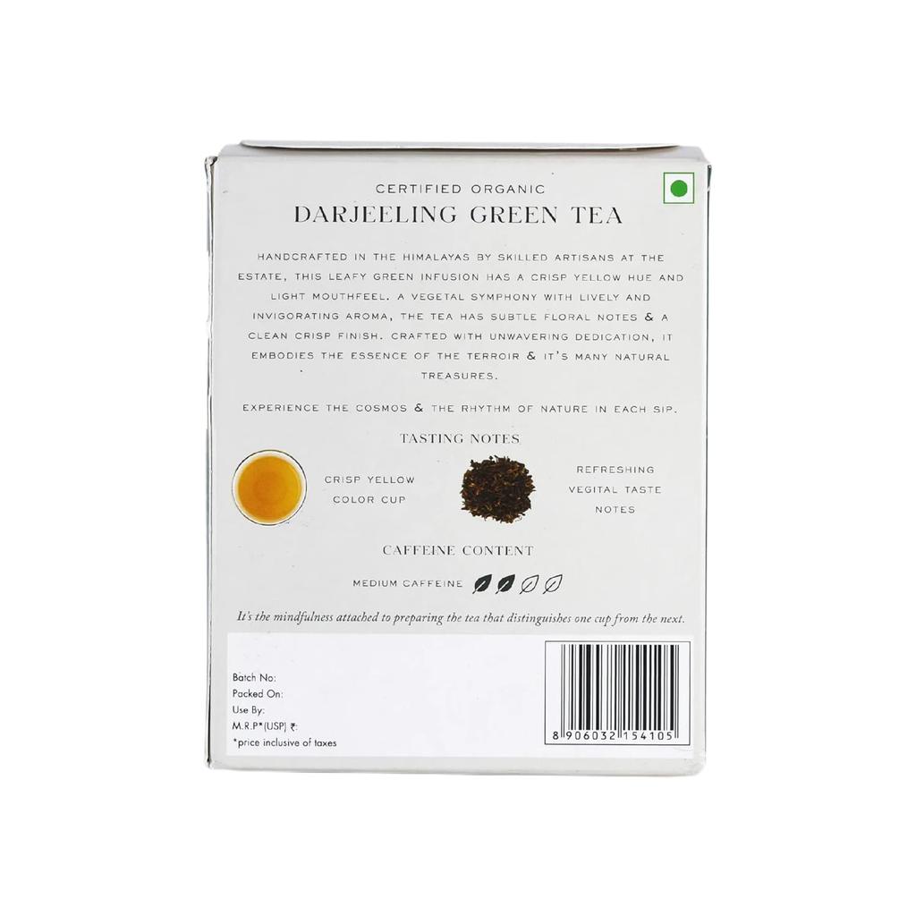 Makaibari Darjeeling Grüner Tee | 250 g loser Blatttee | MonoCarton Grüner Tee | Erfrischend und Belebend | Handgepflückt