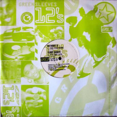 12inch Record VARIOUS - Fire Pon Rome GRED523 Greensleeves Re 1996 UK Reggae, Ska & Dub Used