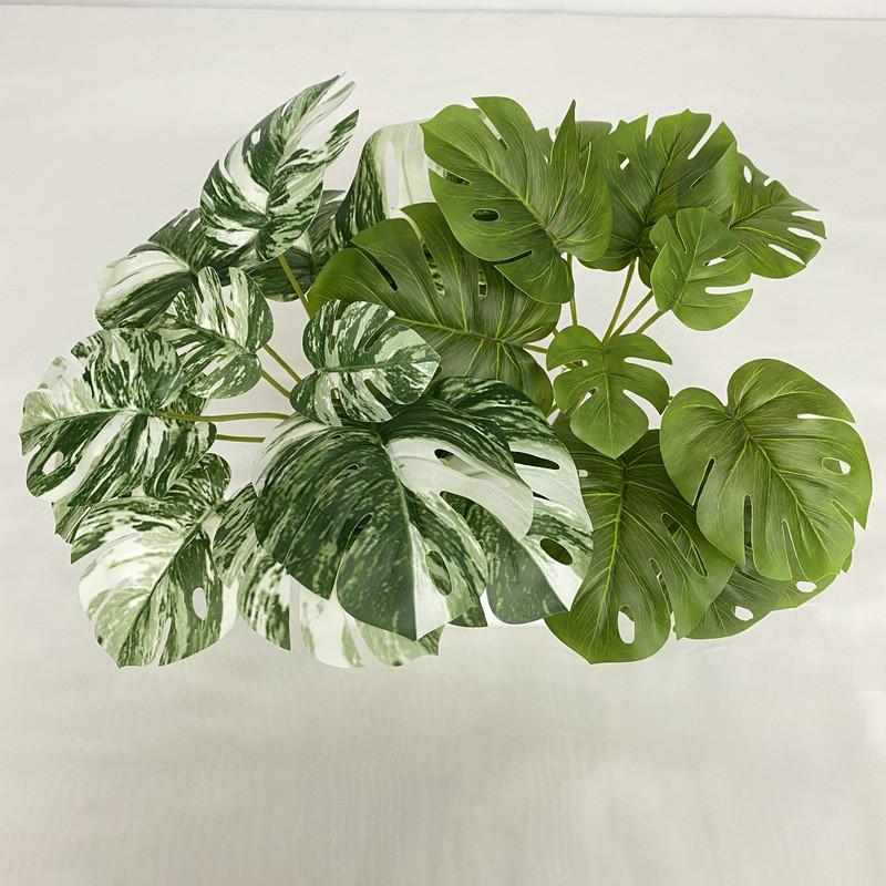 Leaf Realistic Monstera Party Decor Greenery For Home Table Wedding Gift