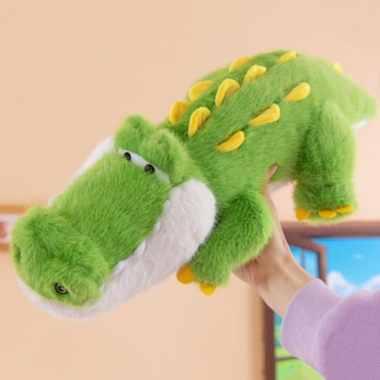 Large Crocodile Hugging Pillow Green Giant Stuffed Animal Doll Toy Soft Plush Body Pillow for Kids And Adults