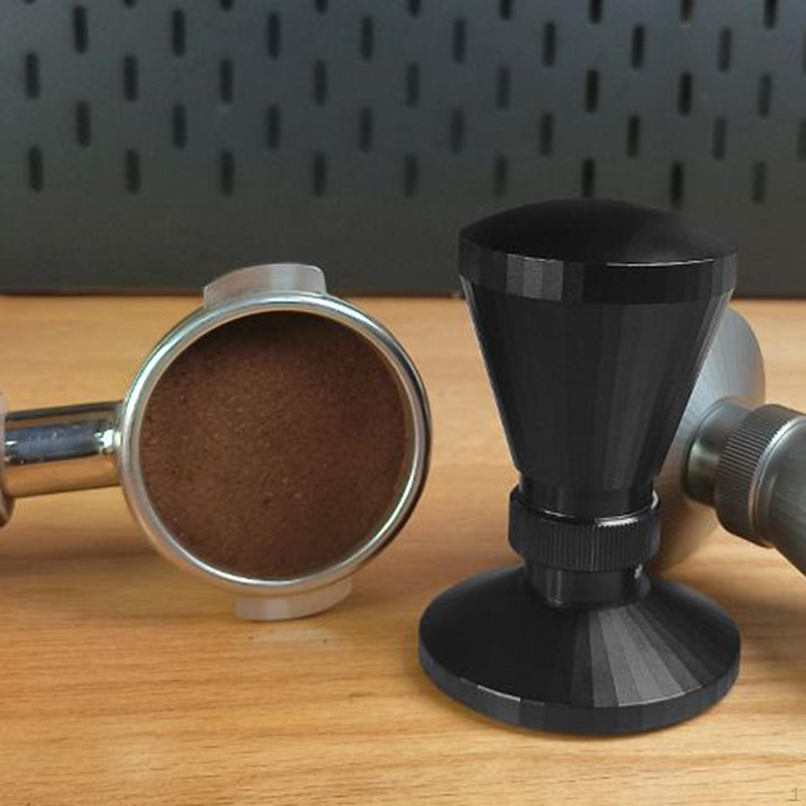

Coffee Espresso Tamper Accessories,Coffee Powder Bean Press Hammer,Flat Base for чорний