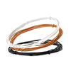 3.0m 10ft (Black/White/Yellow) Gavitt Cloth-covered Pre-tinned Stranded Pushback 22awg Guitar Wire Instrument Cable Part