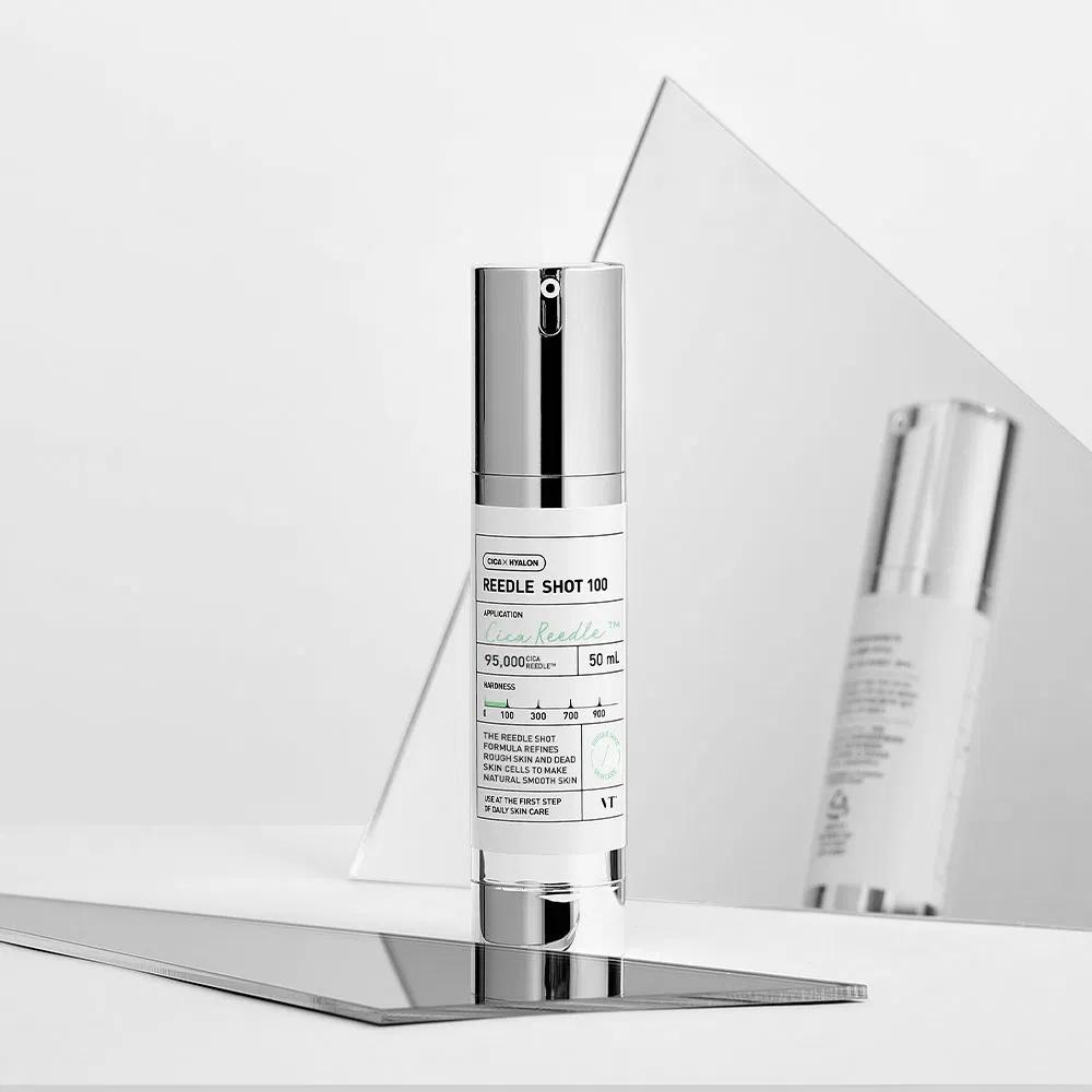 VT Cosmetics Reedle Shot 100 50ml Cica Niacinamide Hyaluronic Acid Propolis Centella Skin Texture Hydrating Essence