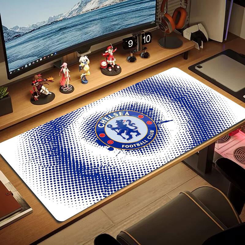 Chelsea F Large Size Mouse Pad Large Gaming Table Cushion Non-slip Laptop Tablet Big Mousepad XXL Mat Mini PC Playmat With Lock edge
