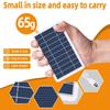 [1/2/4PCS] 2W Solar Panel With USB IP65 Waterproof Outdoor Hiking And Camping Portable Battery Mobile Phone Charging Bank Charging Panel 5V