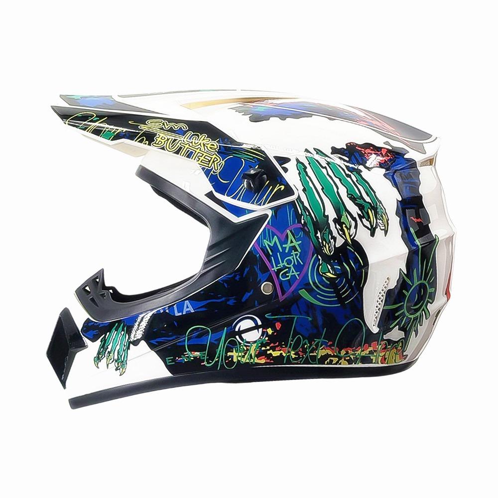 Motorcycle Helmet Off-Road Racing Riding Helmet ABS Breathable Mountain Bike Helmet Color Off-Road Helmet
