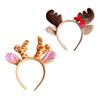 Soft Nonslip Reindeer Antlers Deer Horn Headwear For Kids And Adults Holiday Costume Accessories Headdress Props