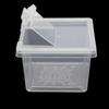 2 Pcs Plastic Reptiles Living Box Transparent Reptile Terrarium Habitat Spider Snake Transport Breeding Feeding Case