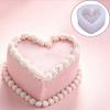 Nontoxic Heat Resistant Silicone Molds In Elegant Heart Shape Suitable For Mousse Cake Dessert And Candy Making