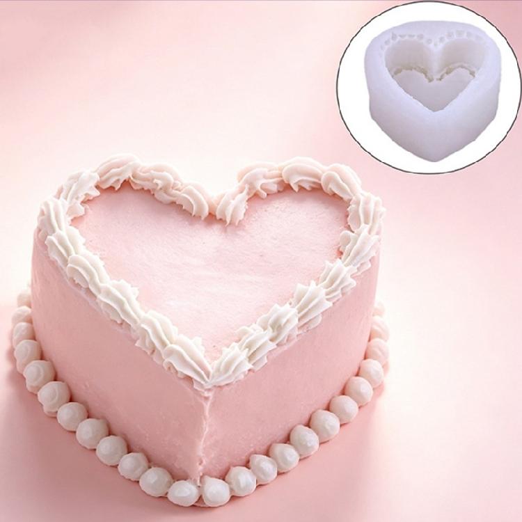 Nontoxic Heat Resistant Silicone Molds In Elegant Heart Shape Suitable For Mousse Cake Dessert And Candy Making
