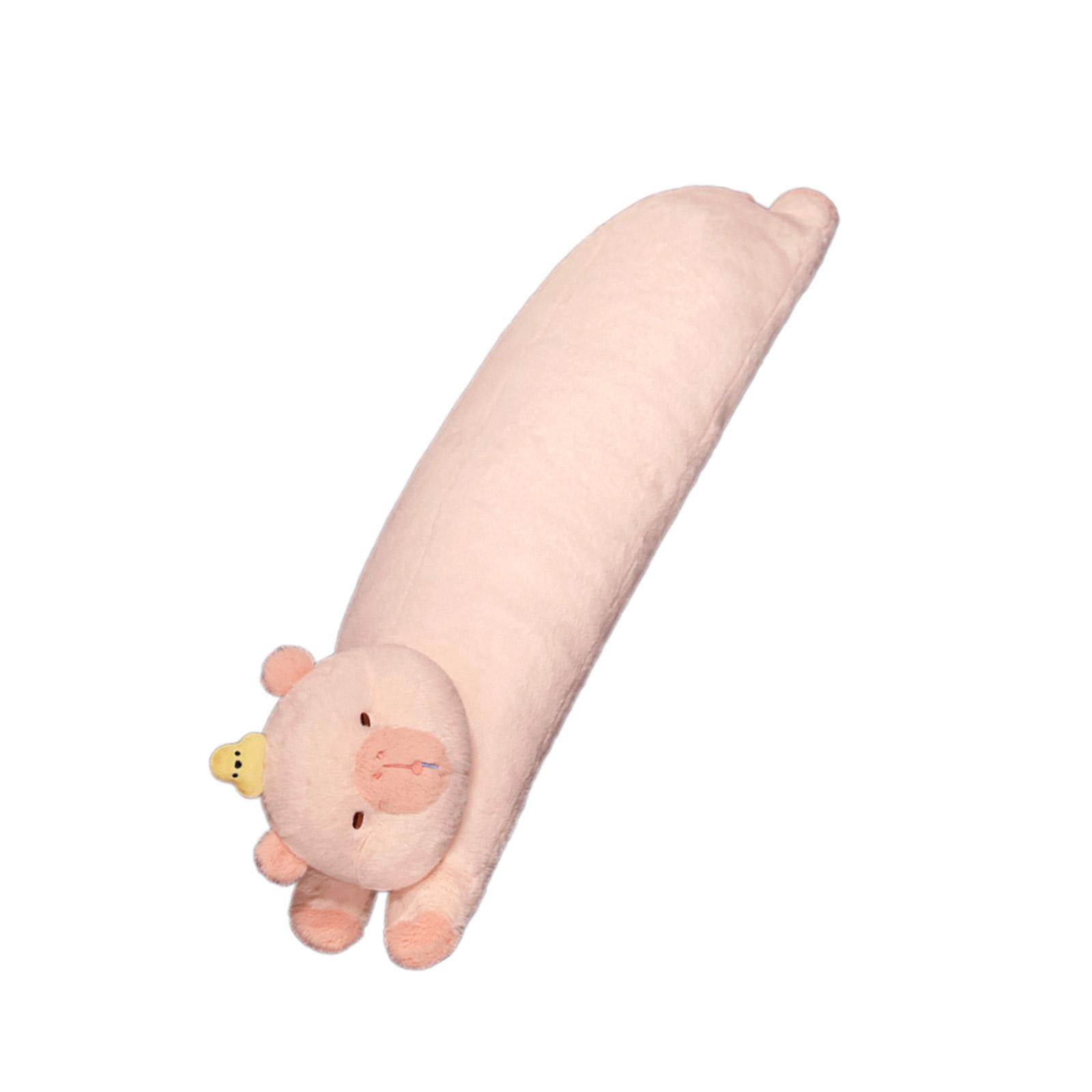 

Long Plush Capybara Body Pillow Offering Exceptional Comfort And Support Stuffed Animals Plushies For All Ages Warm Hue S рожевий