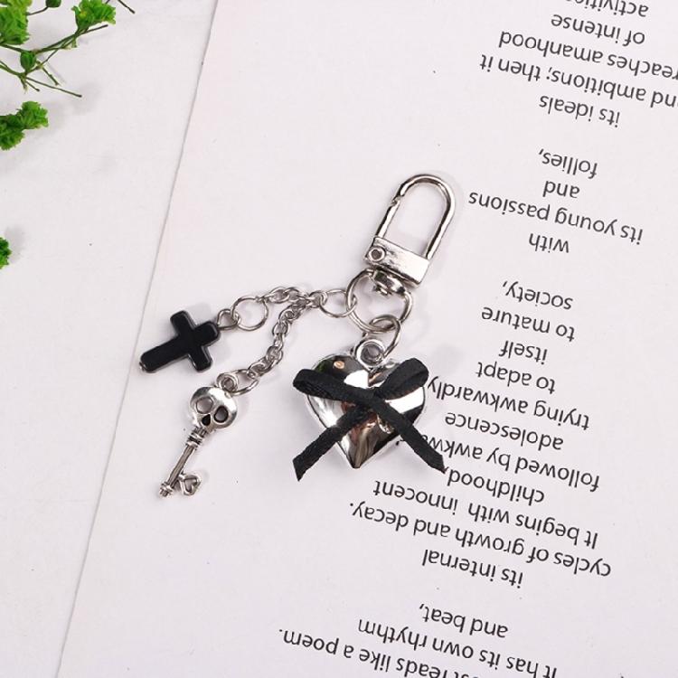 Bowknot Heart Shaped Keychain Love Designs Bag Decoration Handmade Phone Jewelry
