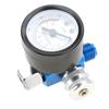 1/4" Pneumatic Paint Spray Gun Universal Air Inlet Pressure Gauge and Regulator, 1 Piece