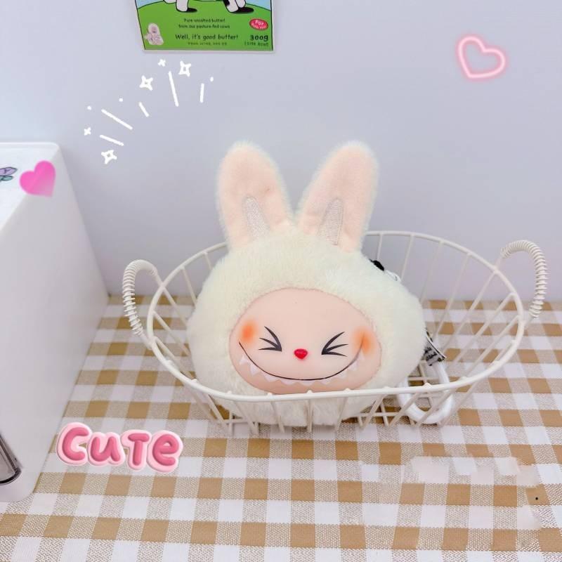 Vinyl Wallet Keychain Pendant Creative Plush Doll Hanging Decoration